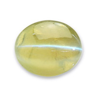 2.51 Ct. Greenish Yellow Cabochon Chrysoberyl from Ceylon (Sri Lanka) Video
