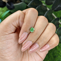 0.87 Ct. Tsavorite Garnet from Tanzania Life Style
