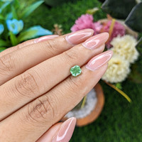 0.87 Ct. Tsavorite Garnet from Tanzania Life Style