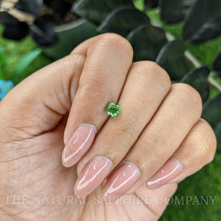 0.63 Ct. Tsavorite Garnet from Tanzania