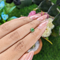 0.63 Ct. Tsavorite Garnet from Tanzania Life Style