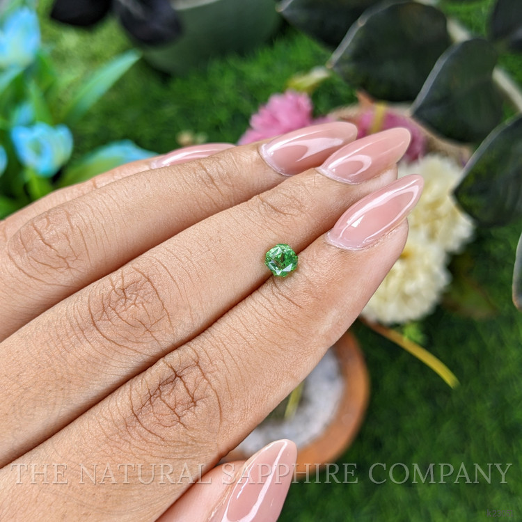 0.63 Ct. Tsavorite Garnet from Tanzania
