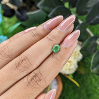 0.90 Ct. Tsavorite Garnet from Tanzania Life Style