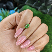 1.25 Ct. Tsavorite Garnet from Tanzania Life Style
