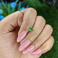 0.64 Ct. Tsavorite Garnet from Tanzania Life Style
