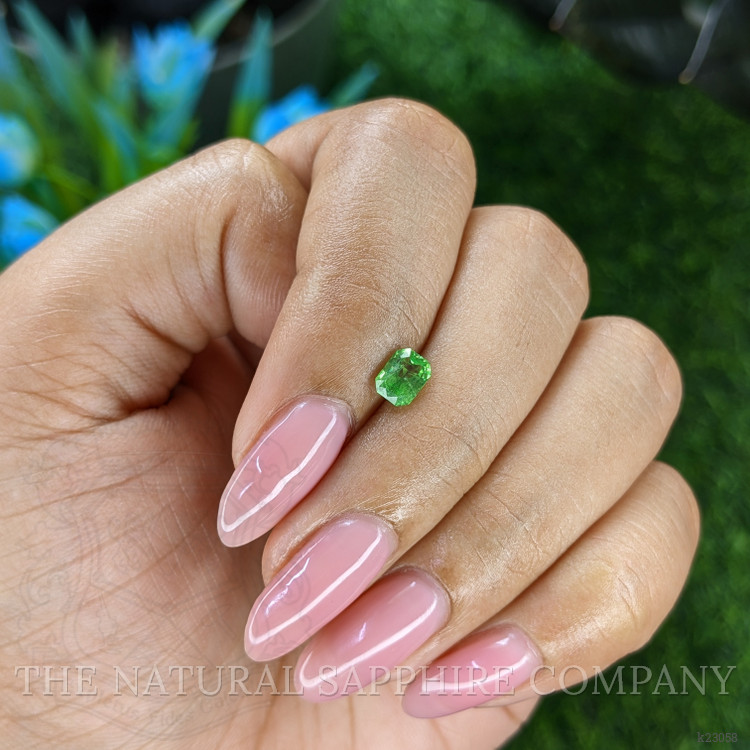 0.64 Ct. Tsavorite Garnet from Tanzania