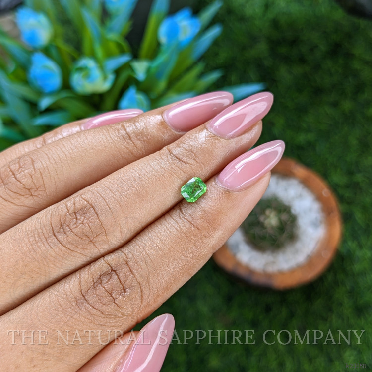 0.64 Ct. Tsavorite Garnet from Tanzania