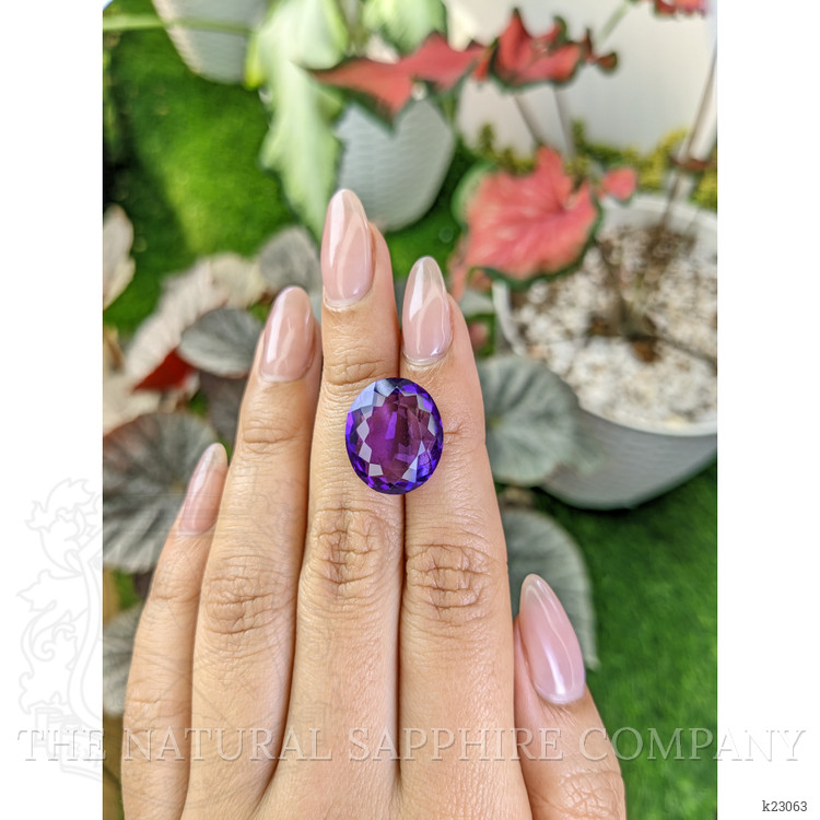 12.04 Ct. Amethyst from Ceylon (Sri Lanka)