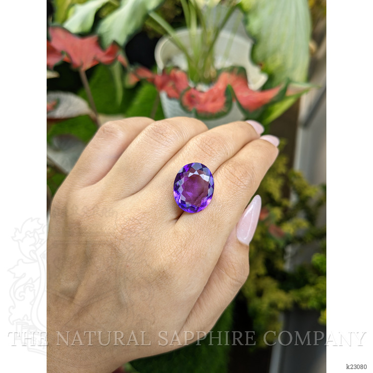 12.36 Ct. Amethyst from Ceylon (Sri Lanka)
