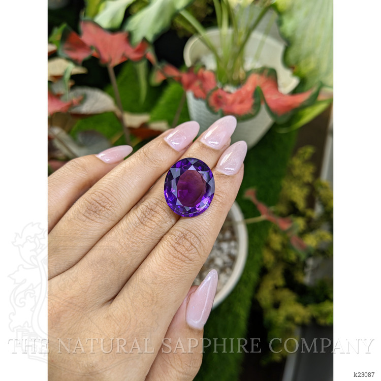 22.47 Ct. Amethyst from Ceylon (Sri Lanka)