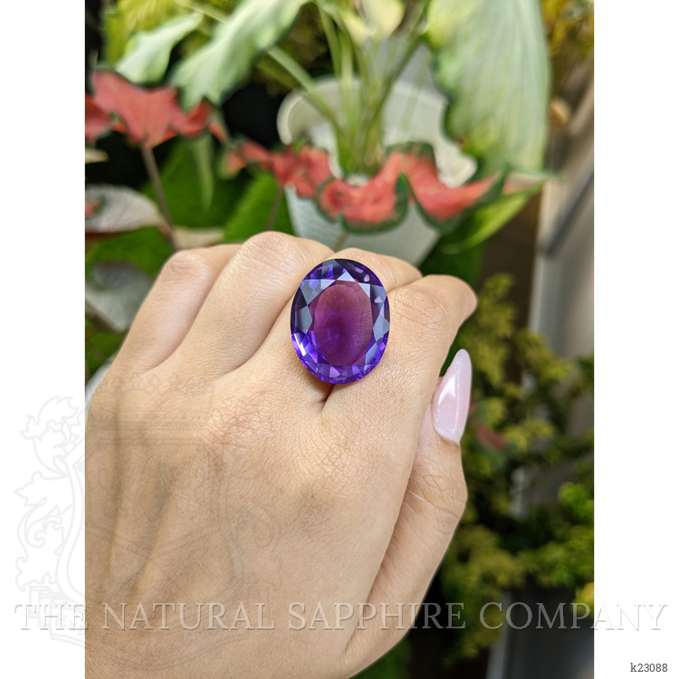 30.47 Ct. Amethyst from Ceylon (Sri Lanka)