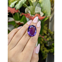 30.47 Ct. Amethyst from Ceylon (Sri Lanka) Life Style