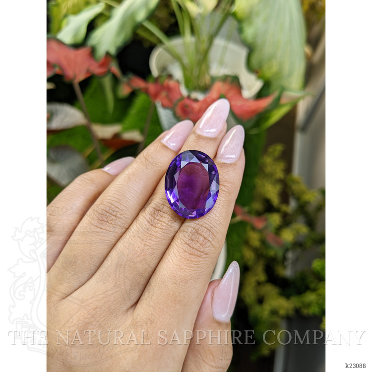 30.47 Ct. Amethyst from Ceylon (Sri Lanka)