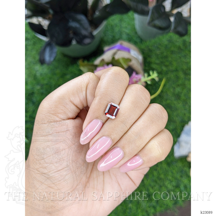 2.21 Ct. Red Garnet from Ceylon (Sri Lanka)