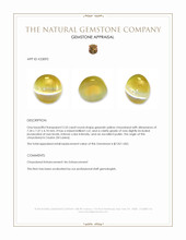 2.53 Ct. Chrysoberyl from Ceylon (Sri Lanka) Appraisal