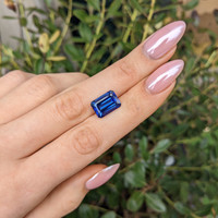 6.28 Ct. Blue Tanzanite from Tanzania Life Style
