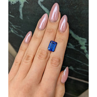 6.28 Ct. Blue Tanzanite from Tanzania Life Style