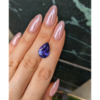 8.44 Ct. Violet Tanzanite from Tanzania Life Style