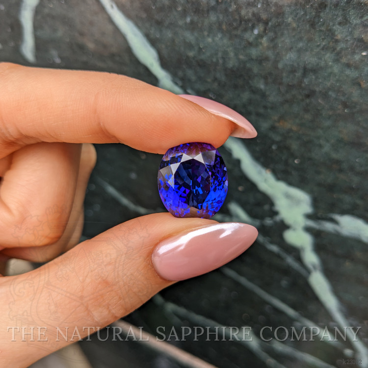 19.17 Ct. Blue Tanzanite from Tanzania