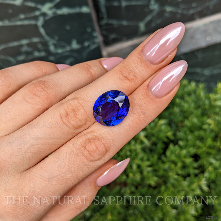 19.17 Ct. Blue Tanzanite from Tanzania