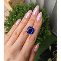 17.58 Ct. Blue Tanzanite from Tanzania Life Style