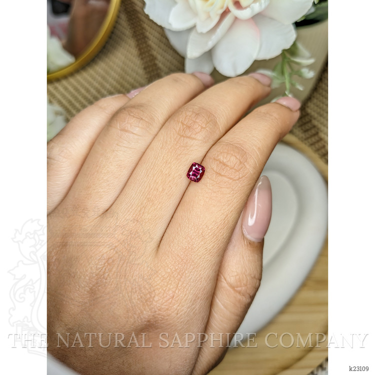 0.71 Ct. Pinkish Purple Garnet from Ceylon (Sri Lanka)