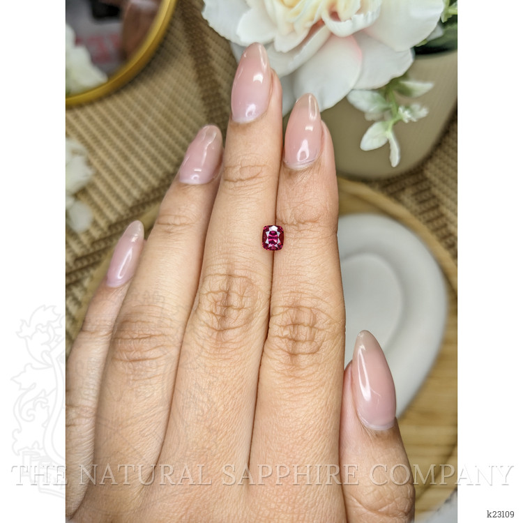 0.71 Ct. Pinkish Purple Garnet from Ceylon (Sri Lanka)