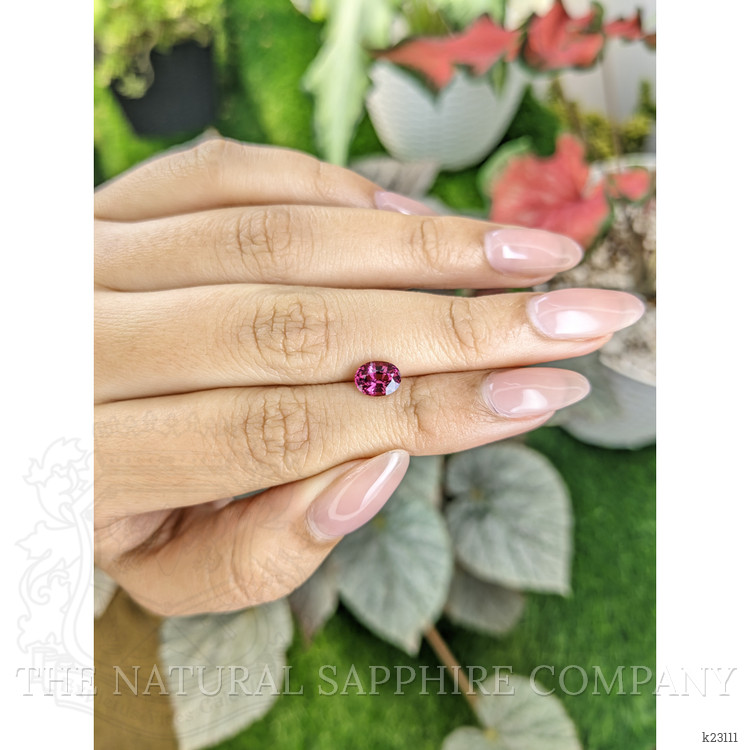 1.17 Ct. Pinkish Purple Garnet from Ceylon (Sri Lanka)