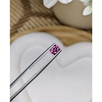 0.57 Ct. Pinkish Purple Garnet from Ceylon (Sri Lanka) Life Style