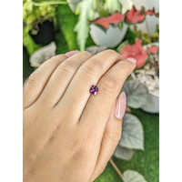 1.15 Ct. Pinkish Purple Garnet from Ceylon (Sri Lanka) Life Style