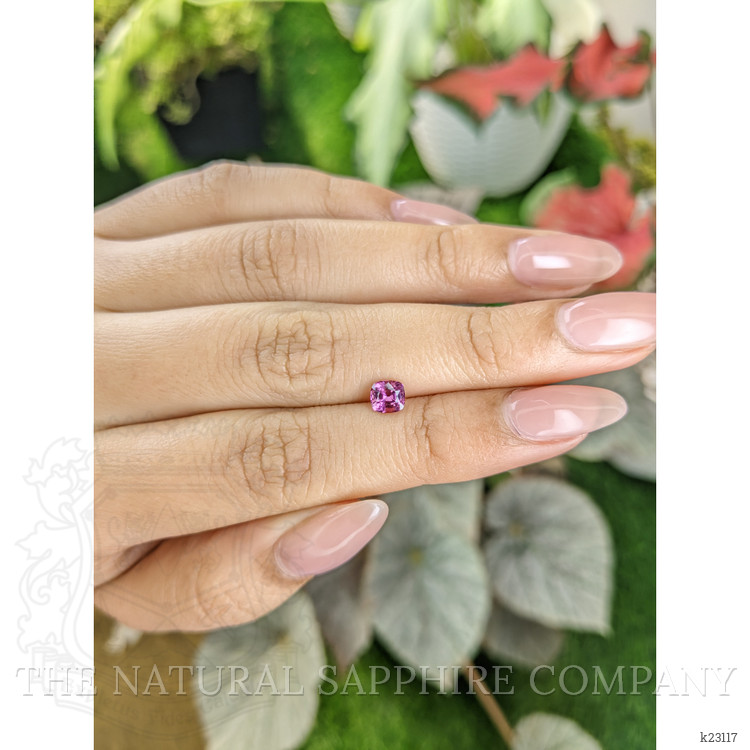 0.63 Ct. Purplish Pink Garnet from Ceylon (Sri Lanka)