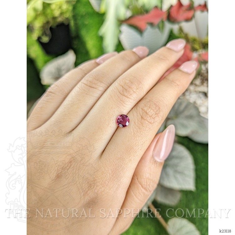 0.94 Ct. Pinkish Red Garnet from Ceylon (Sri Lanka)