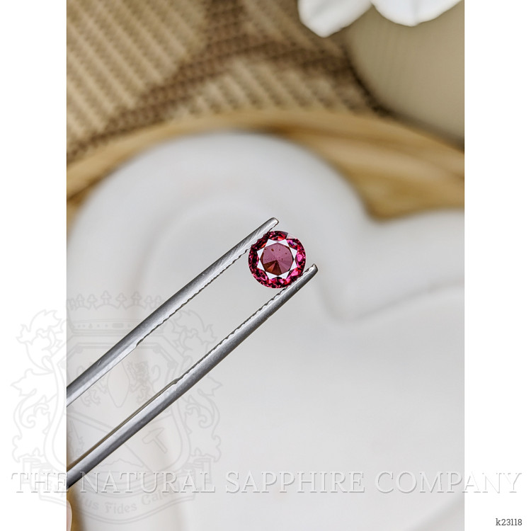 0.94 Ct. Pinkish Red Garnet from Ceylon (Sri Lanka)