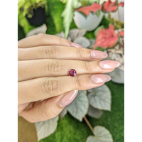 0.94 Ct. Pinkish Red Garnet from Ceylon (Sri Lanka) Life Style
