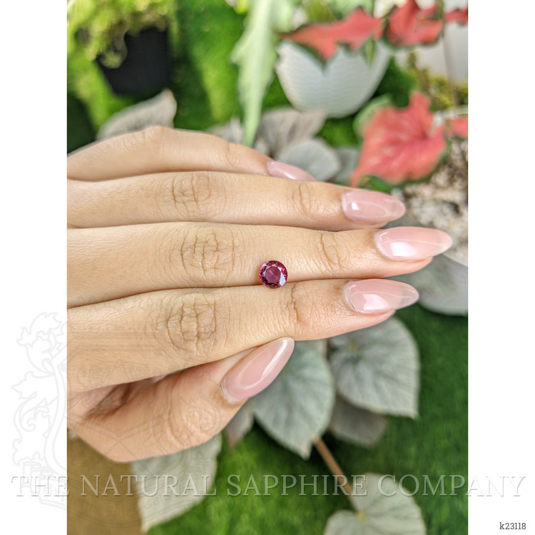 0.94 Ct. Pinkish Red Garnet from Ceylon (Sri Lanka)