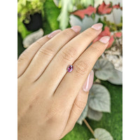0.80 Ct. Purplish Pink Garnet from Ceylon (Sri Lanka) Life Style