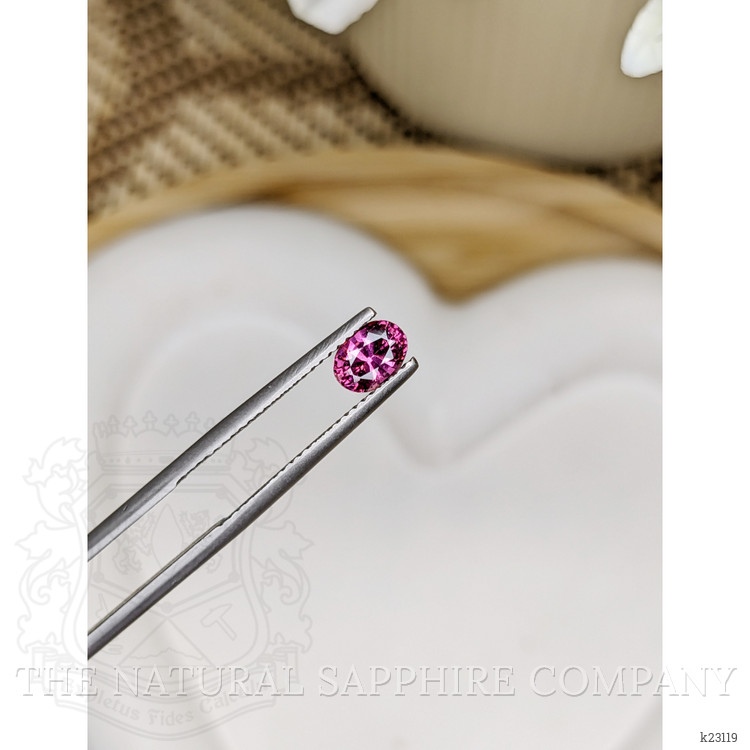 0.80 Ct. Purplish Pink Garnet from Ceylon (Sri Lanka)