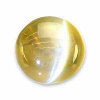 3.05 Ct. Greenish Yellow Cabochon Chrysoberyl from Ceylon (Sri Lanka) Video