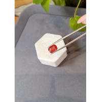 3.64 Ct. Orangish Red Spinel from Tanzania Life Style