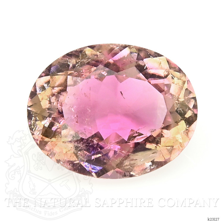 5.57 Ct. Bi Color Tourmaline from Ceylon (Sri Lanka)