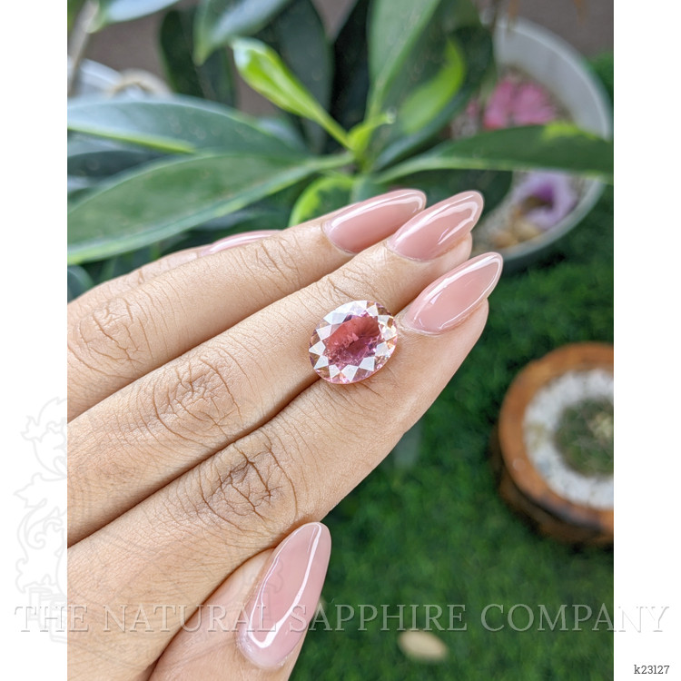 5.57 Ct. Bi Color Tourmaline from Ceylon (Sri Lanka)