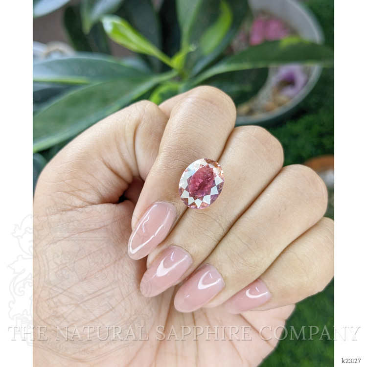 5.57 Ct. Bi Color Tourmaline from Ceylon (Sri Lanka)