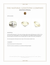 117.00 Ct. Yellow Quartz from Madagascar Appraisal