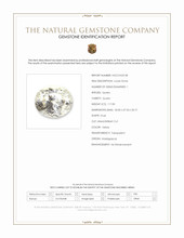 117.00 Ct. Yellow Quartz from Madagascar Scan Report