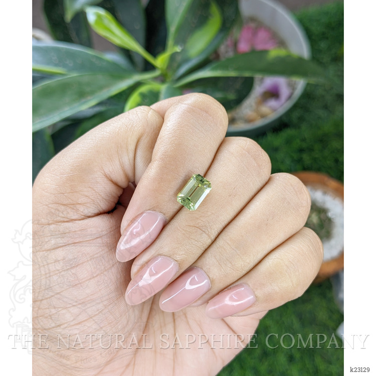 2.35 Ct. Green Chrysoberyl from Ceylon (Sri Lanka)