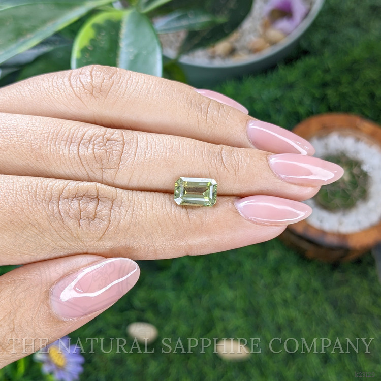 2.35 Ct. Green Chrysoberyl from Ceylon (Sri Lanka)
