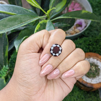10.13 Ct. Purplish Red Garnet from Ceylon (Sri Lanka) Life Style
