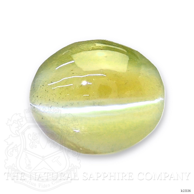1.30 Ct. Brownish Yellow Cabochon Chrysoberyl from Ceylon (Sri Lanka)
