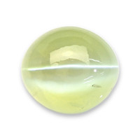 2.19 Ct. Greenish Yellow Cabochon Chrysoberyl from Ceylon (Sri Lanka) Video