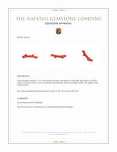 11.55 Ct. Coral Crystal from China Appraisal